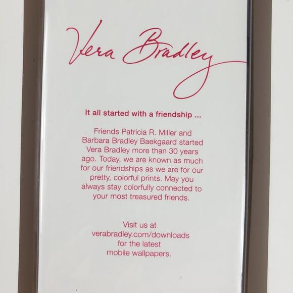 Vera Bradley iphone Case 6/6s Blue Floral Hybrid Hardshell Petal Splash. New - Picture 4 of 5